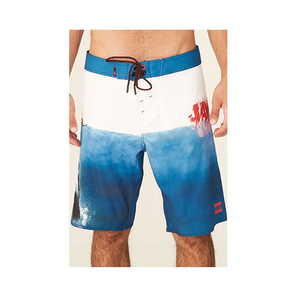 Encontraproduto.com.br - Boardshort Masculino Sublimado Collab Jaws Marinho 9320A - HD